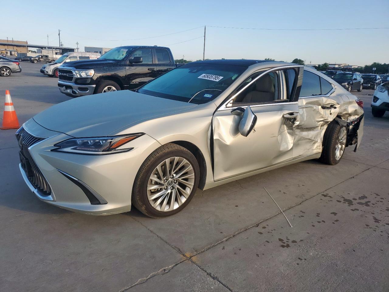 2019 Lexus Es 350 zu verkaufen in Grand Prairie, TX - Side