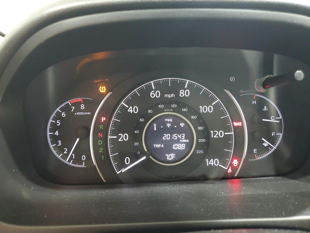 HONDA CRV 2012 VIN 2HKRM4H75CH605045 фото 9
