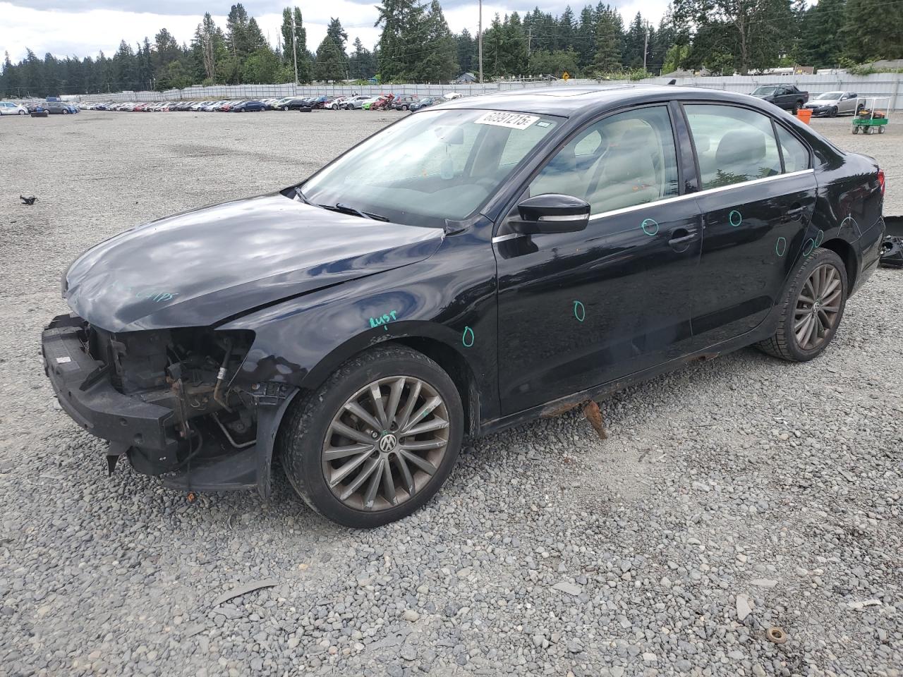2011 Volkswagen Jetta Sel на продаже в Graham, WA - Front End