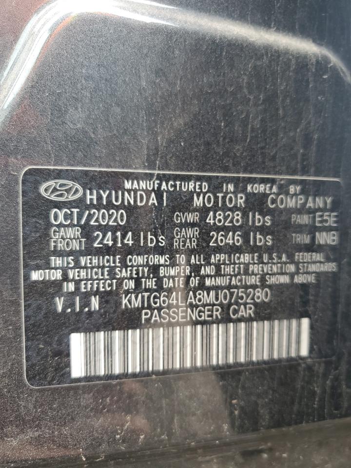 2021 Genesis G70 VIN: KMTG64LA8MU075280 Lot: 61534315
