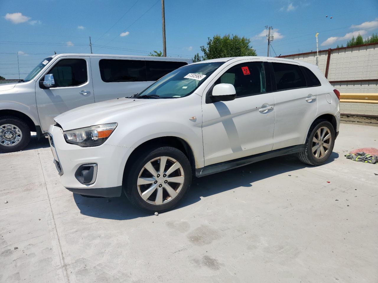2015 Mitsubishi Outlander Sport Es للبيع في Haslet، TX - Front End