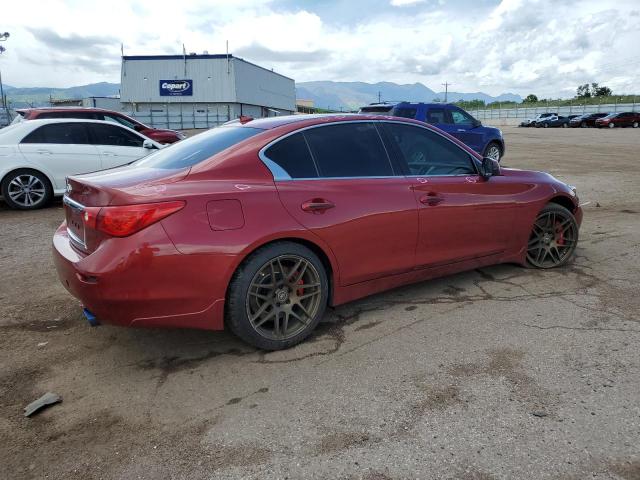  INFINITI Q50 2015 Czerwony