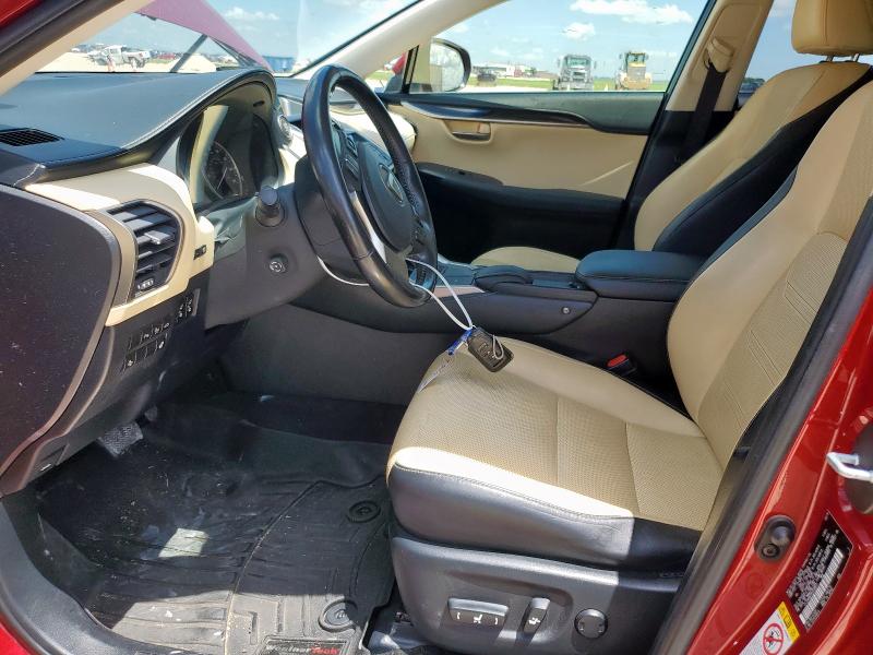  LEXUS NX 2016 Red