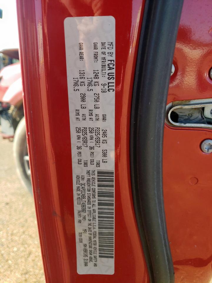 2018 Dodge Journey Se VIN: 3C4PDCAB8JT496982 Lot: 62195185