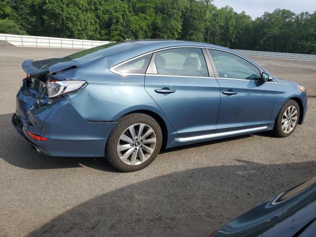  HYUNDAI SONATA 2017 Синий