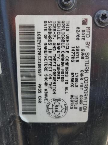 2001 SATURN SC2   