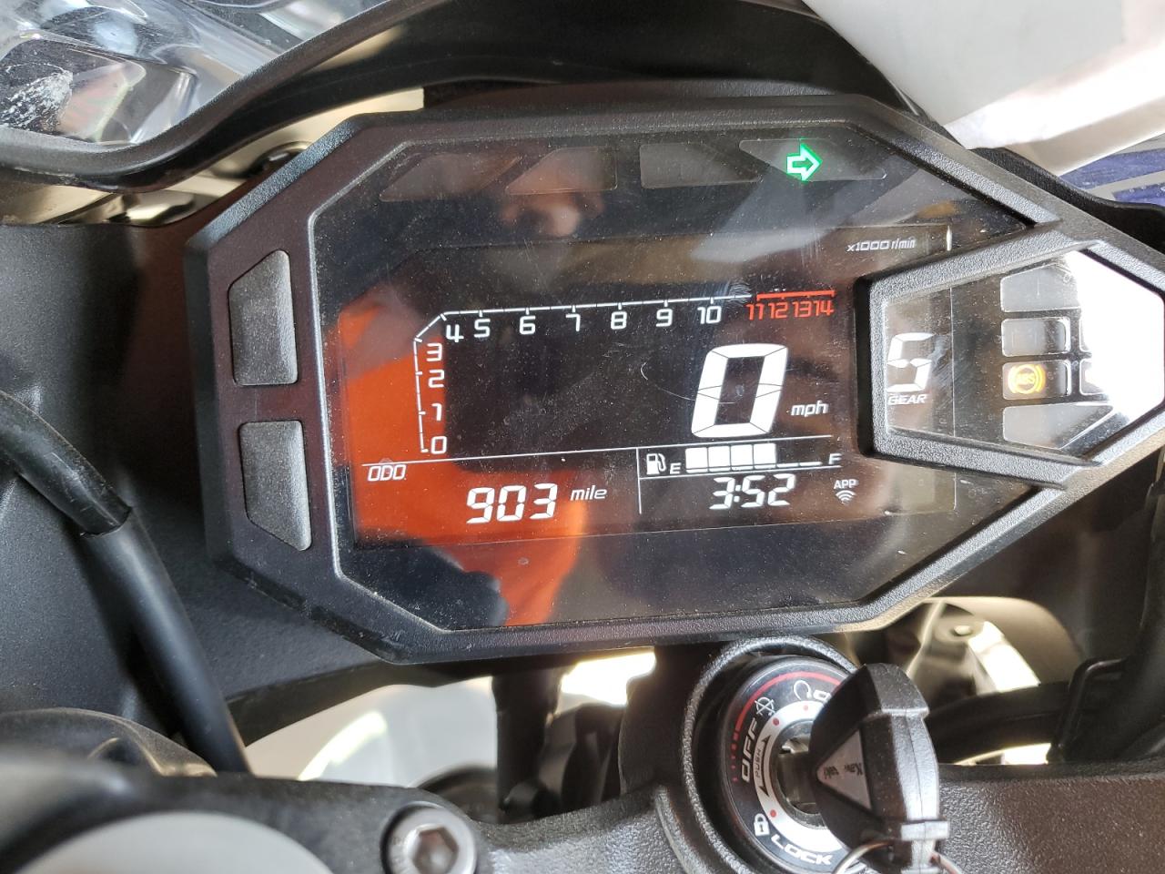 2025 Kawasaki Ex500 VIN: ML5EXGG11SDA43697 Lot: 60900425