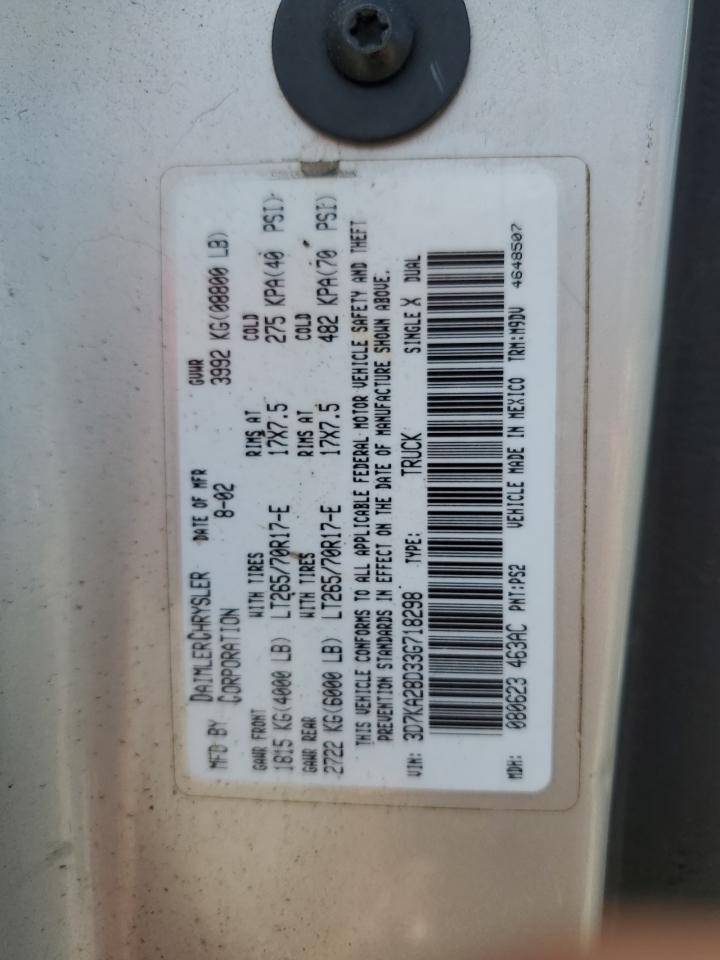 2005 Dodge Ram 2500 St VIN: 3D7KS28C45G711691 Lot: 61820175