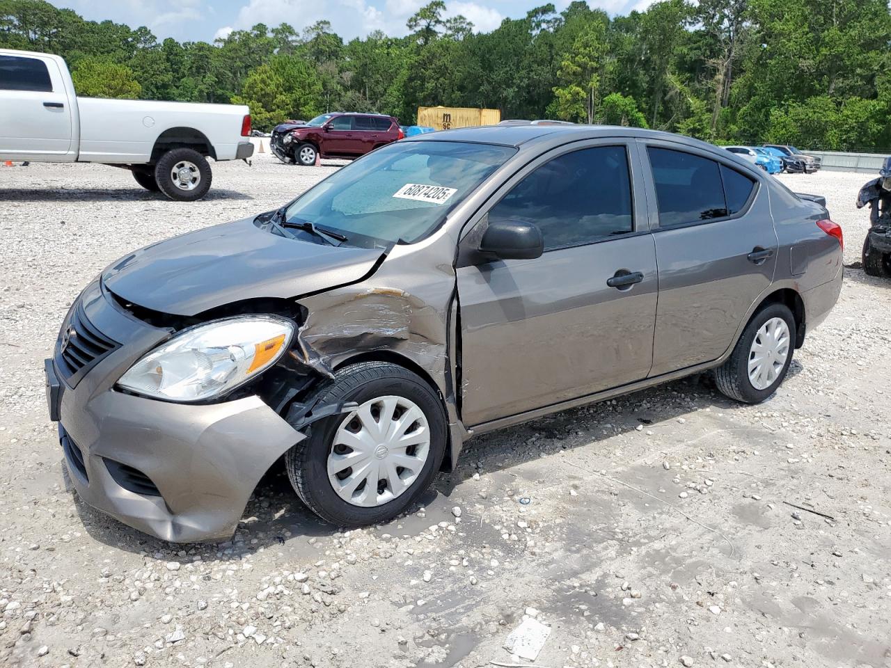 2013 Nissan Versa S продається в Houston, TX - Front End