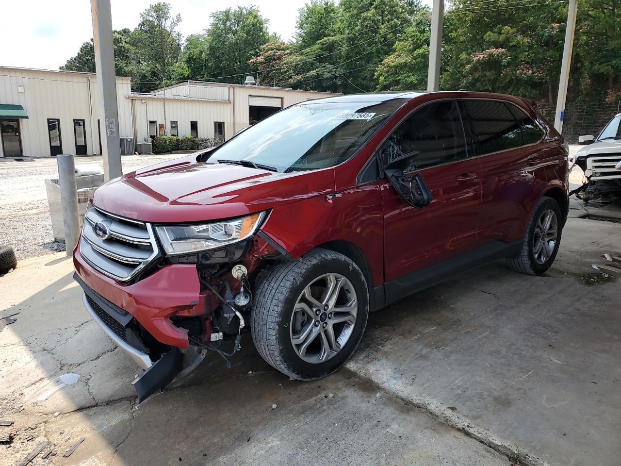 2017 Ford Edge Titanium للبيع في Hueytown، AL - Front End