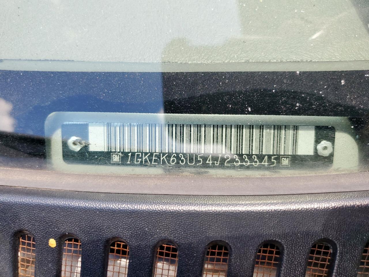 2004 GMC Yukon Denali VIN: 1GKEK63U54J233345 Lot: 62558865