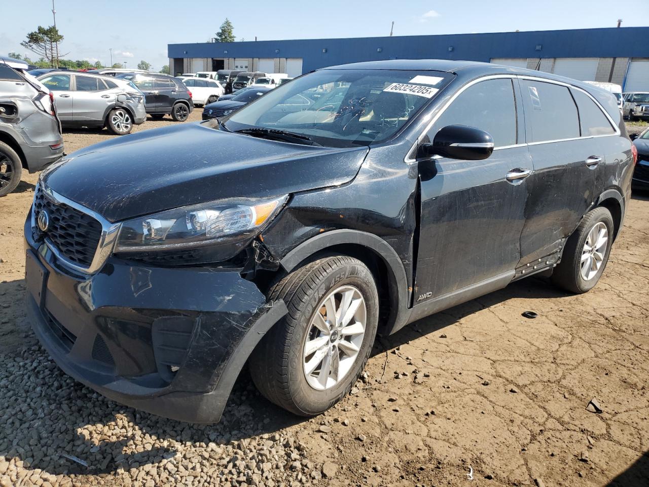 2019 Kia Sorento Lx na sprzedaż w Woodhaven, MI - Front End