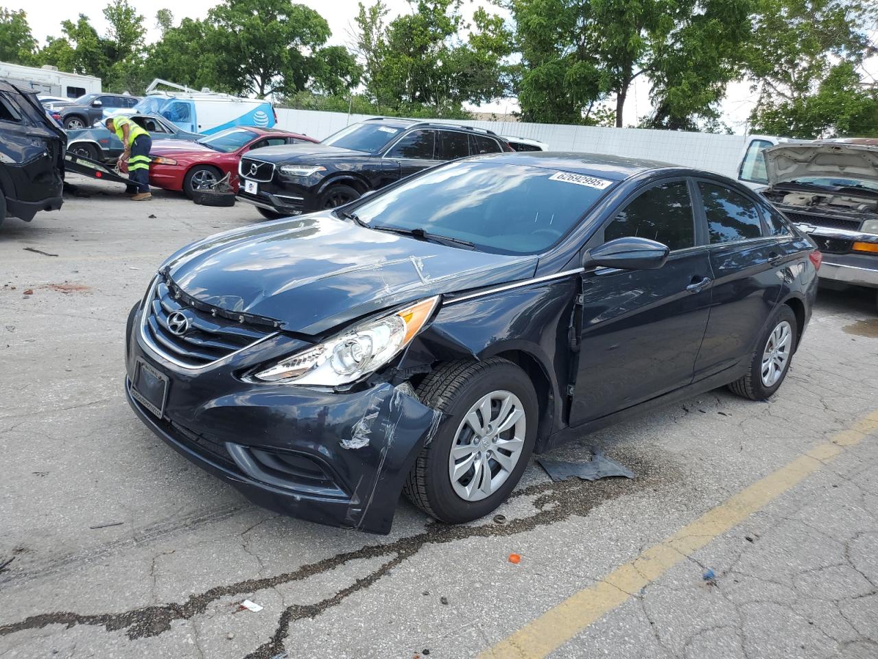 HYUNDAI SONATA 2012 VIN 5NPEB4AC4CH333681