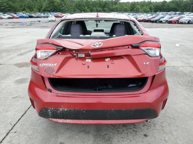  TOYOTA COROLLA 2021 Czerwony