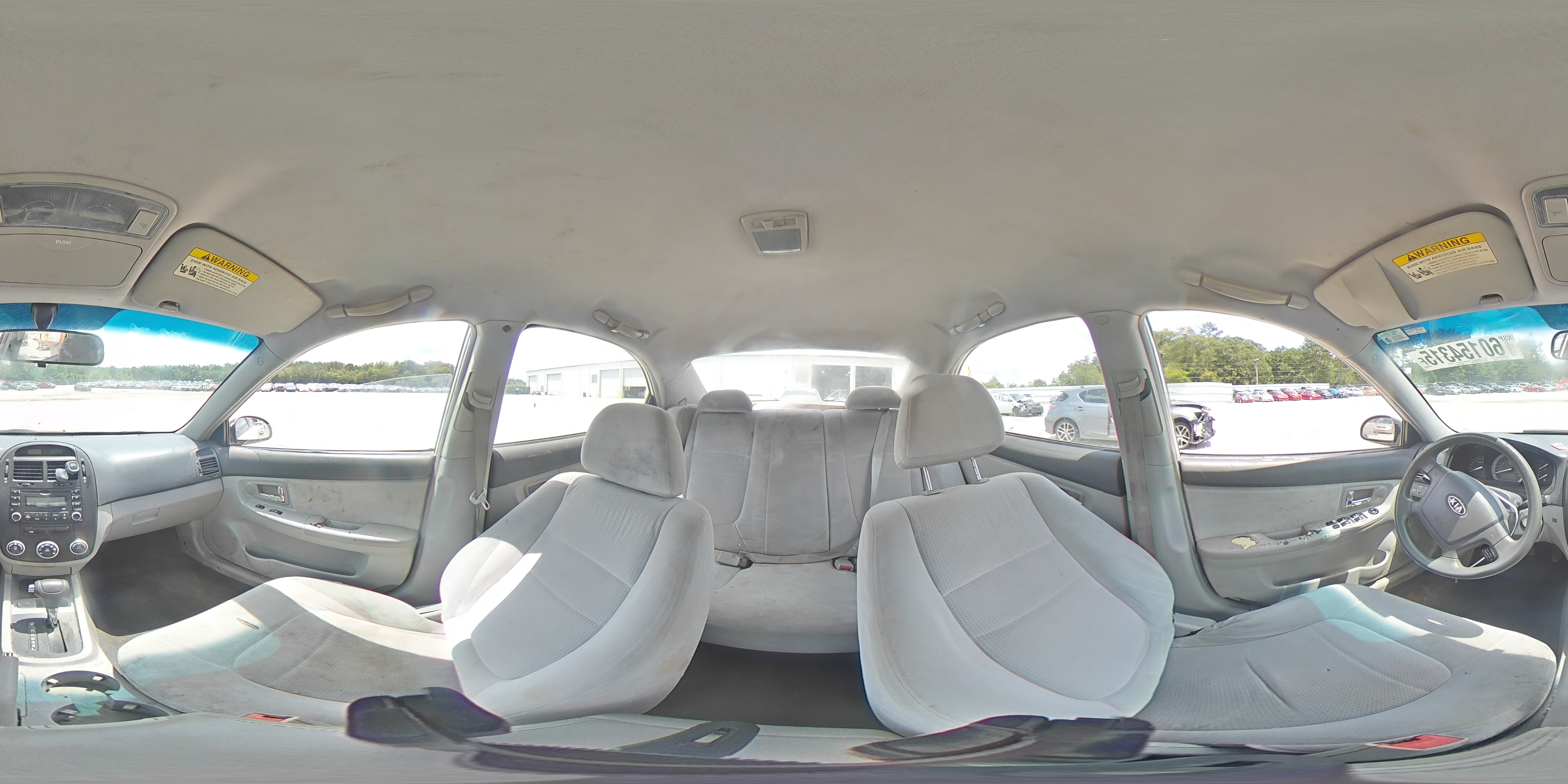 2007 Kia Spectra Ex VIN: KNAFE121675445067 Lot: 60154315