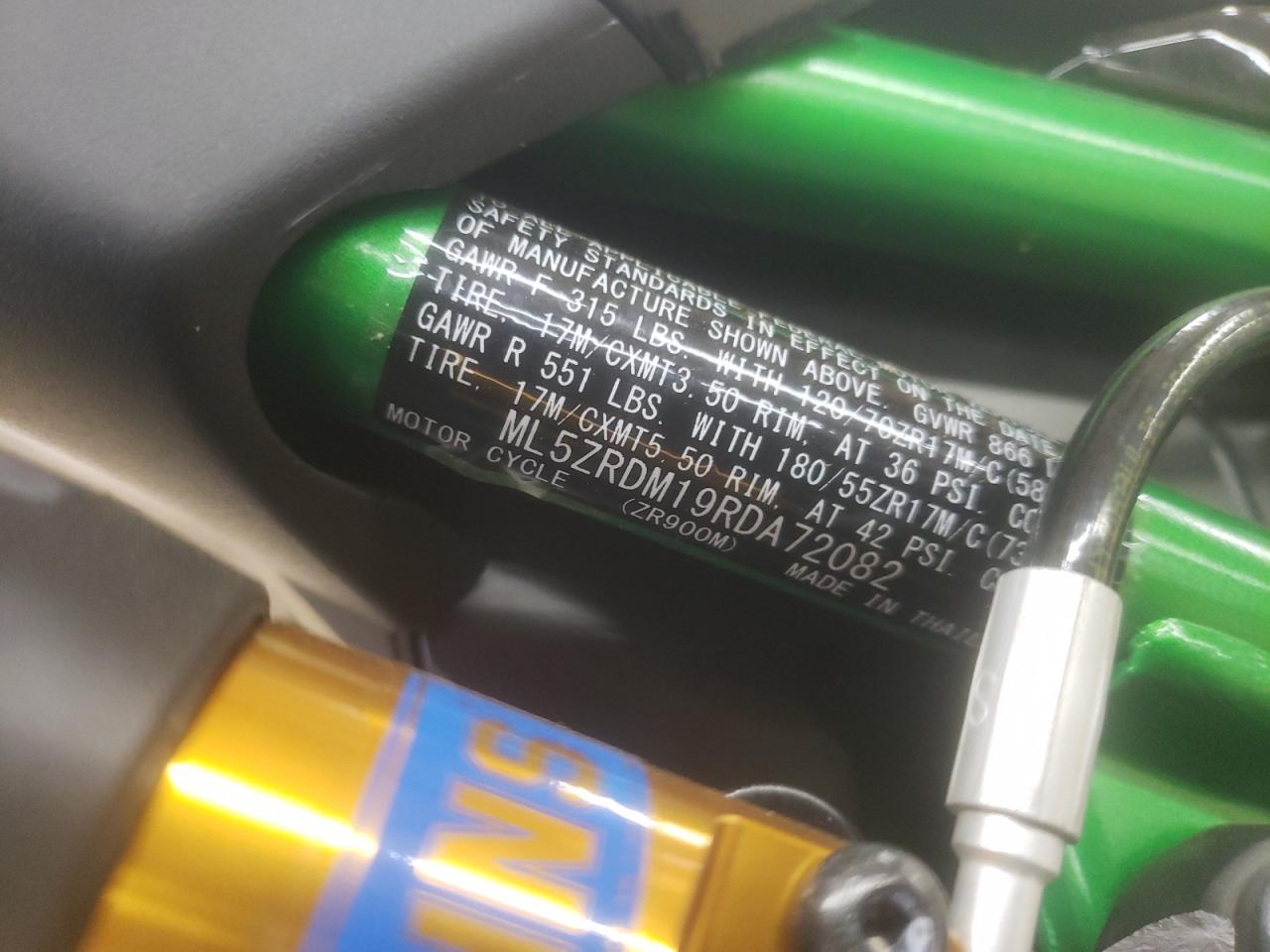 ml5zrdm19rda72082 ML5ZRDM19RDA72082 2024 Kawasaki Zr900 M