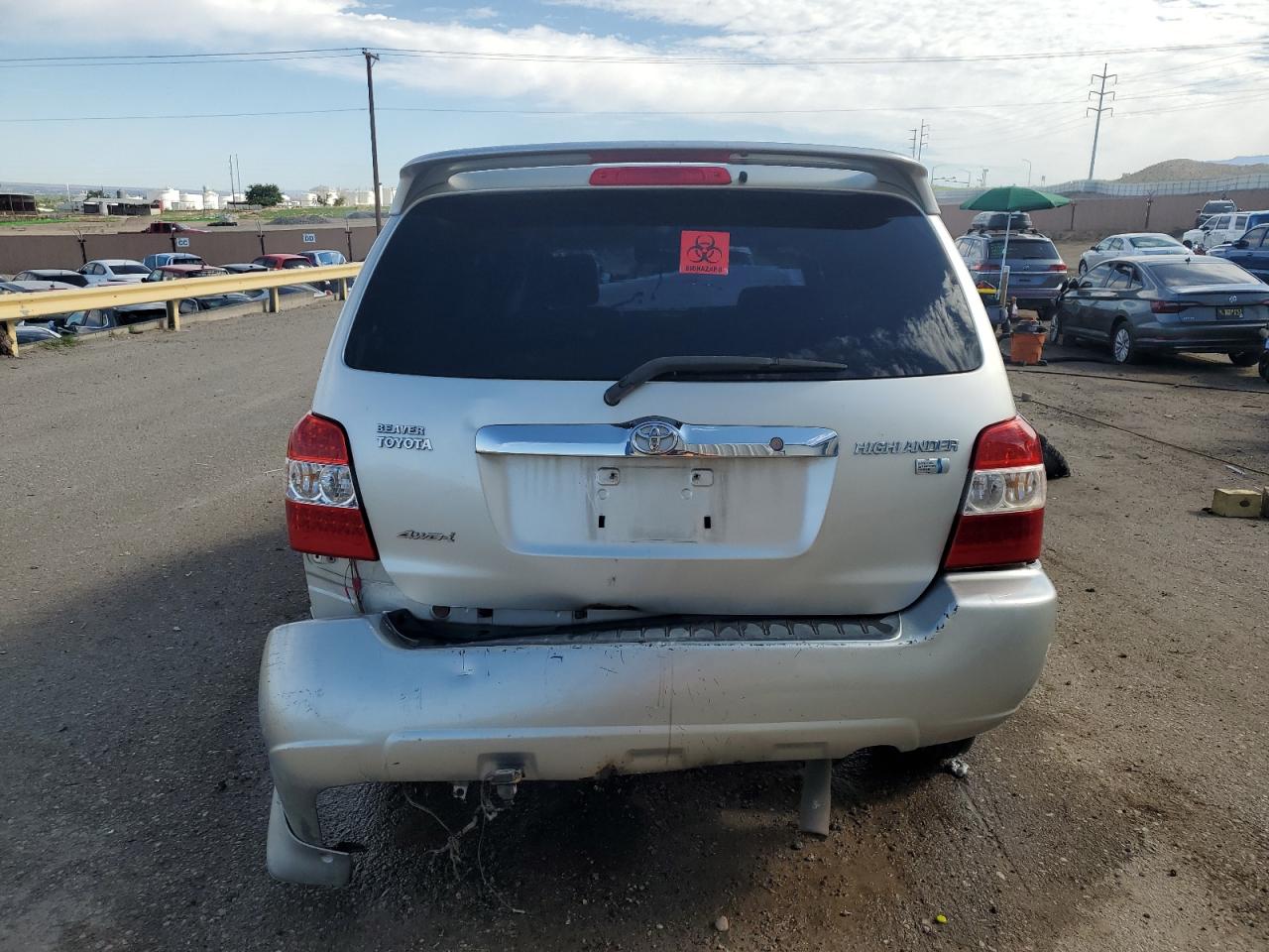 2006 Toyota Highlander Hybrid VIN: JTEEW21A960017469 Lot: 62015355