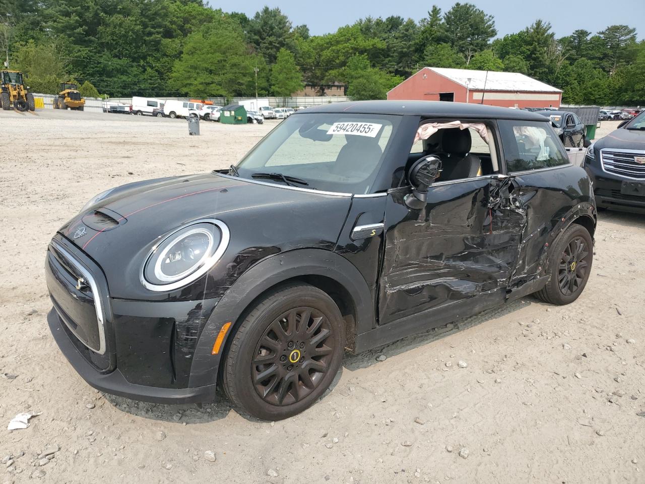 2022 Mini Cooper Se за продажба в Mendon, MA - Side
