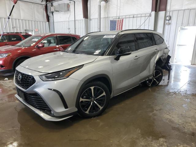  TOYOTA HIGHLANDER 2021 Серебристый