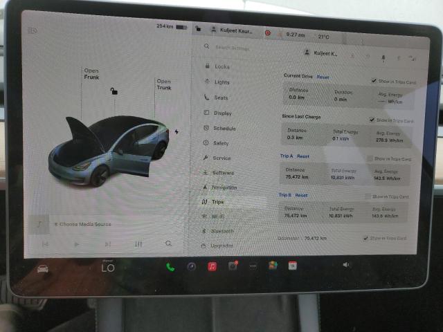 2021 TESLA MODEL 3   