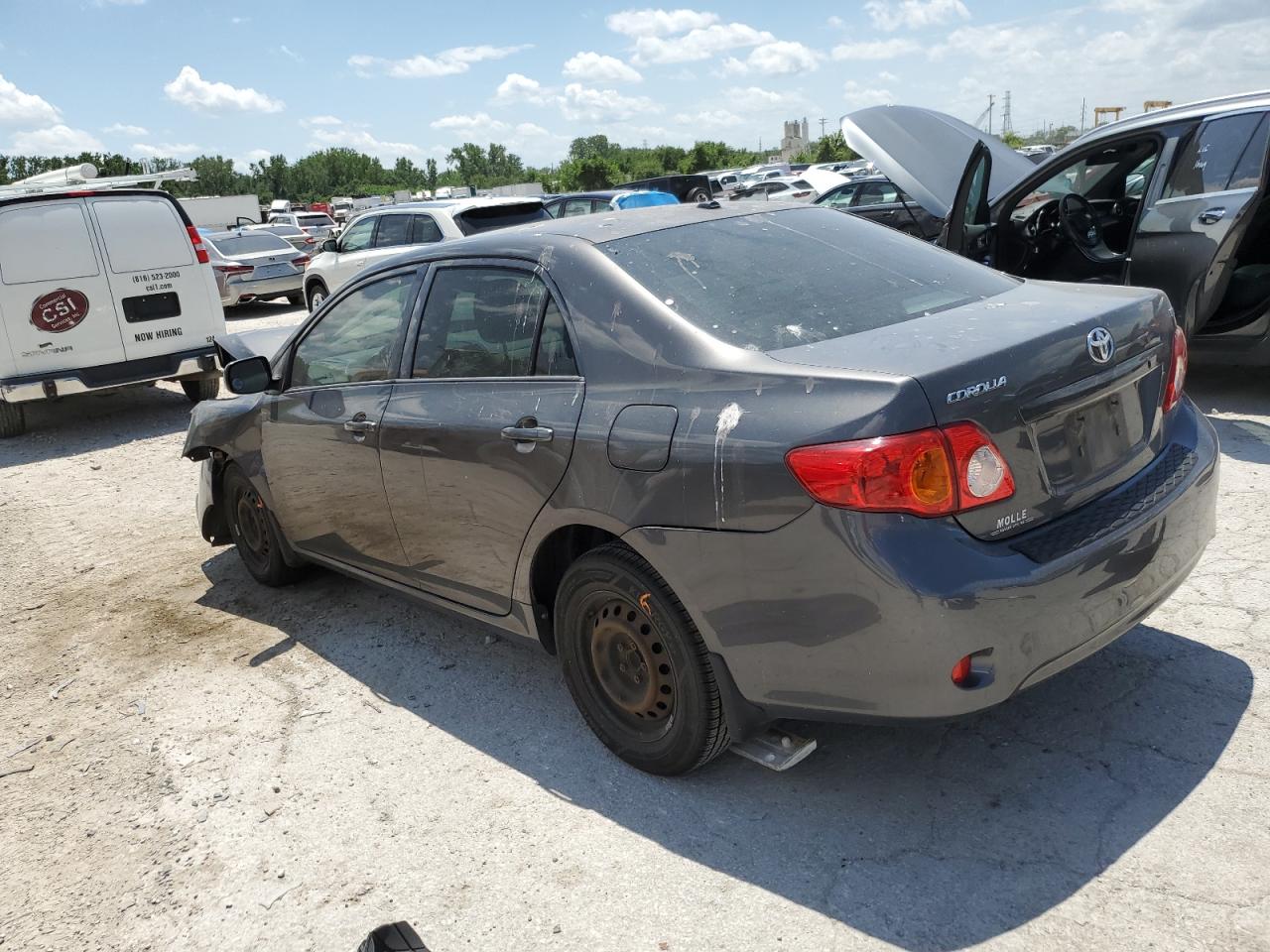 TOYOTA COROLLA 2009 VIN JTDBL40E39J037733 фото 2
