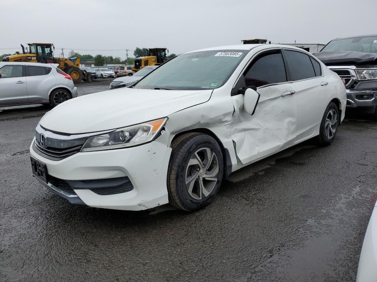 2017 Honda Accord Lx na sprzedaż w New Britain, CT - Side