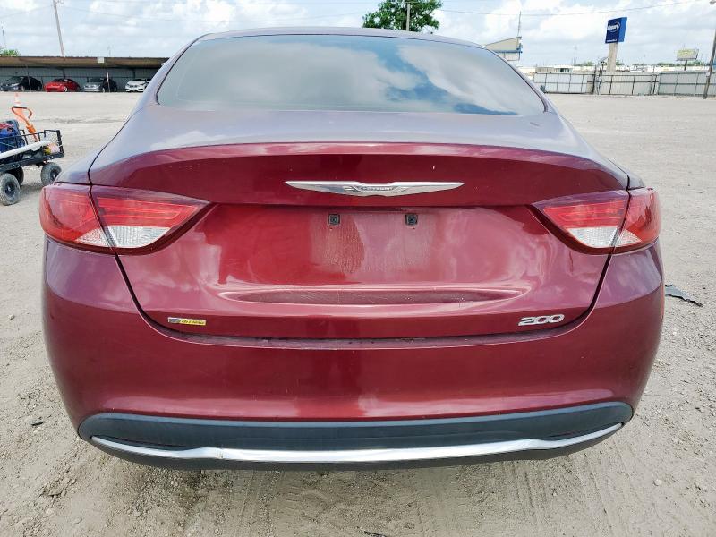 Sedans CHRYSLER 200 2015 Burgundy