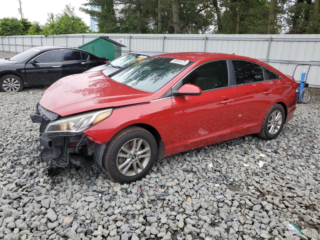 2017 Hyundai Sonata Se   na sprzedaż w Windsor, NJ - Side