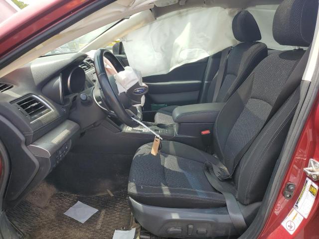  SUBARU OUTBACK 2018 Czerwony