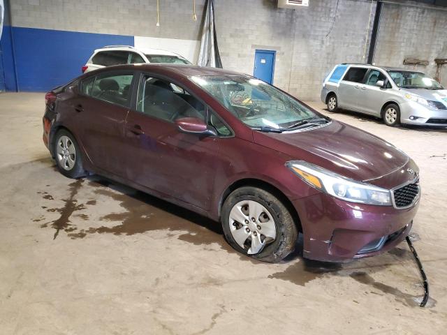  KIA FORTE 2017 Burgundy