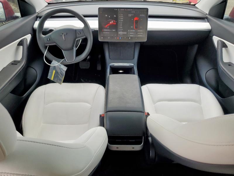  TESLA MODEL Y 2021 Czerwony