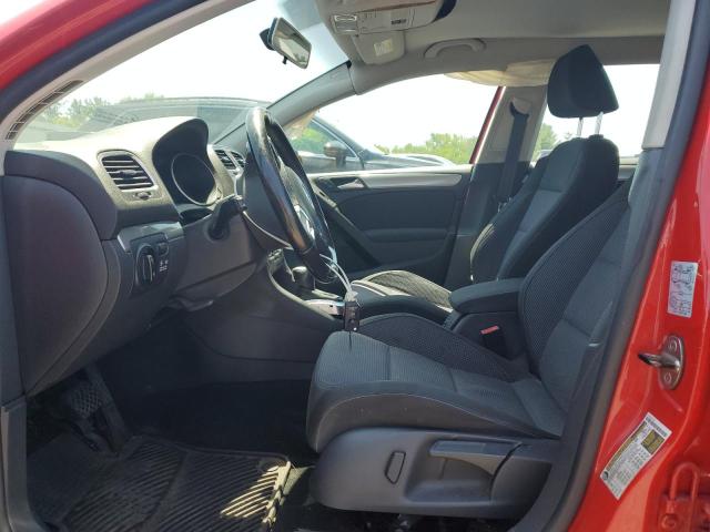  VOLKSWAGEN GOLF 2012 Czerwony