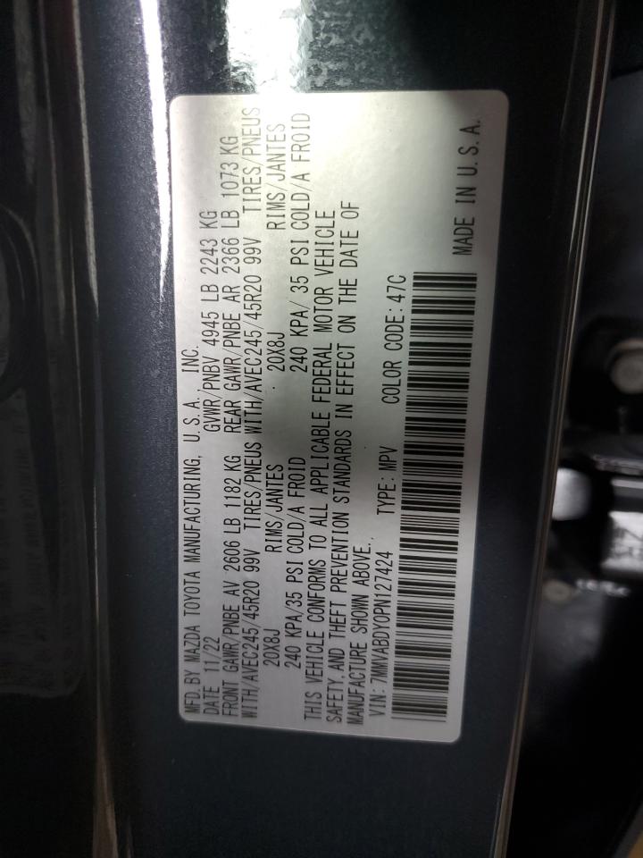 2023 Mazda Cx-50 Premium VIN: 7MMVABDY0PN127424 Lot: 61006555