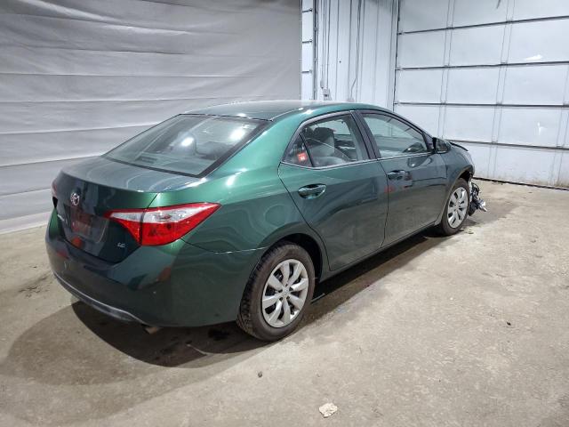 Sedans TOYOTA COROLLA 2016 Green