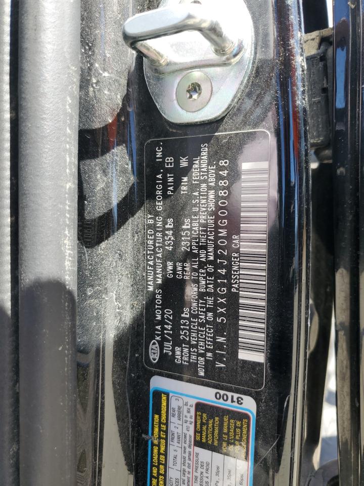 2021 Kia K5 Lxs VIN: 5XXG14J20MG008848 Lot: 61305855