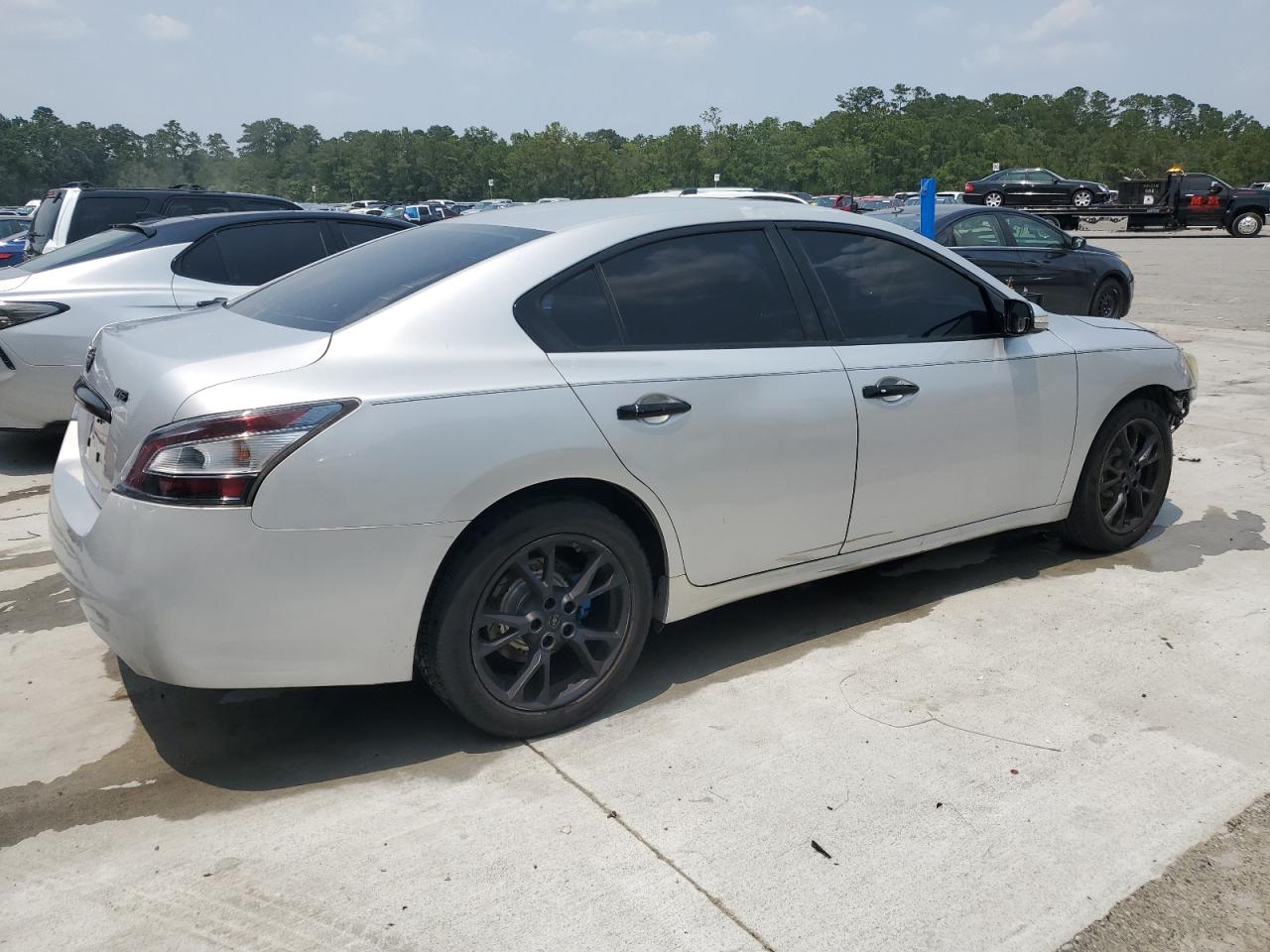 2013 Nissan Maxima S silver null gas 1N4AA5AP6DC822807 photo #4