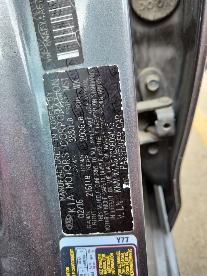 2016 Kia Forte Lx VIN: KNAFX4A67G5609175 Lot: 71584335