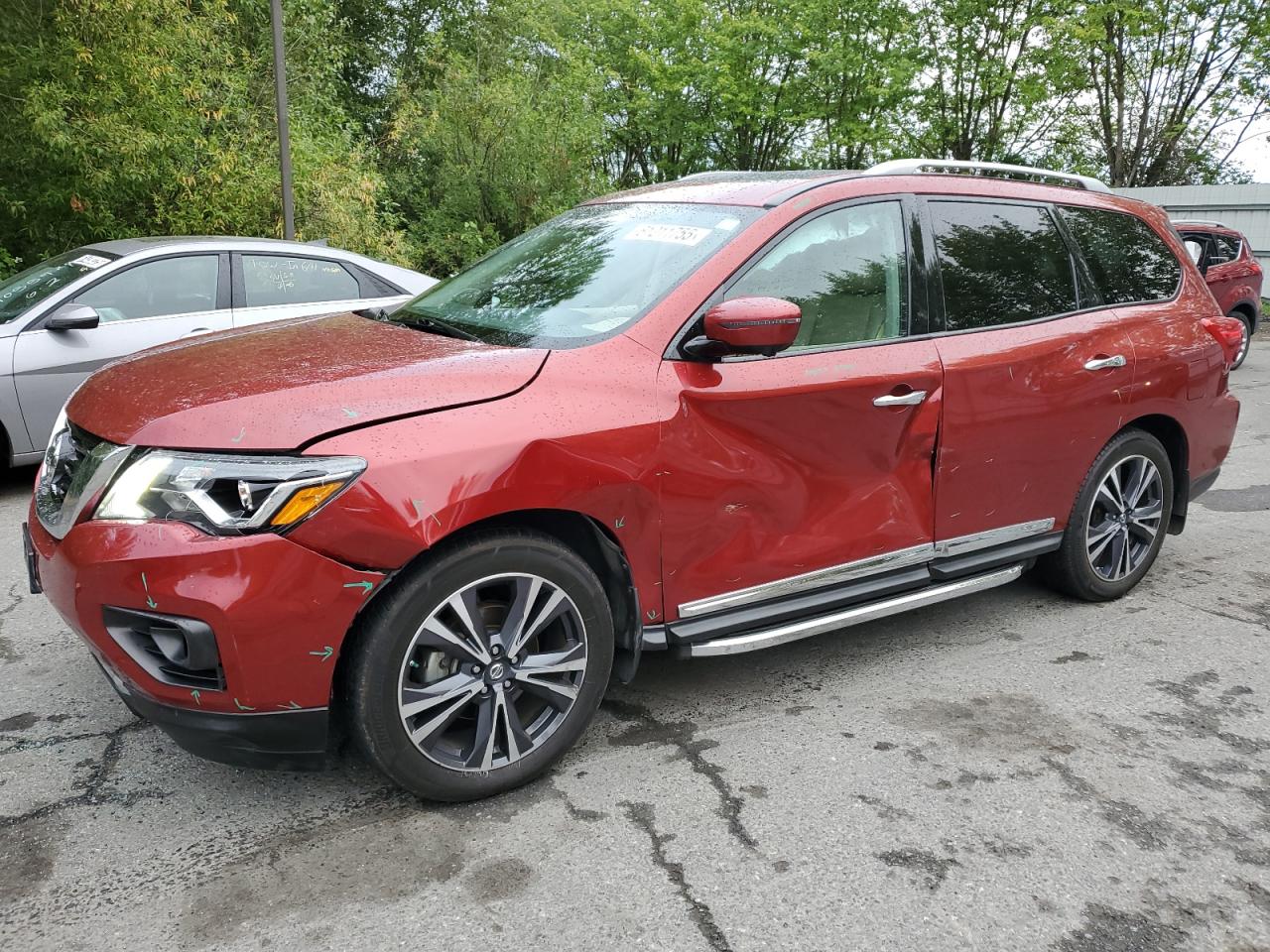 2017 Nissan Pathfinder S للبيع في Arlington، WA - Side