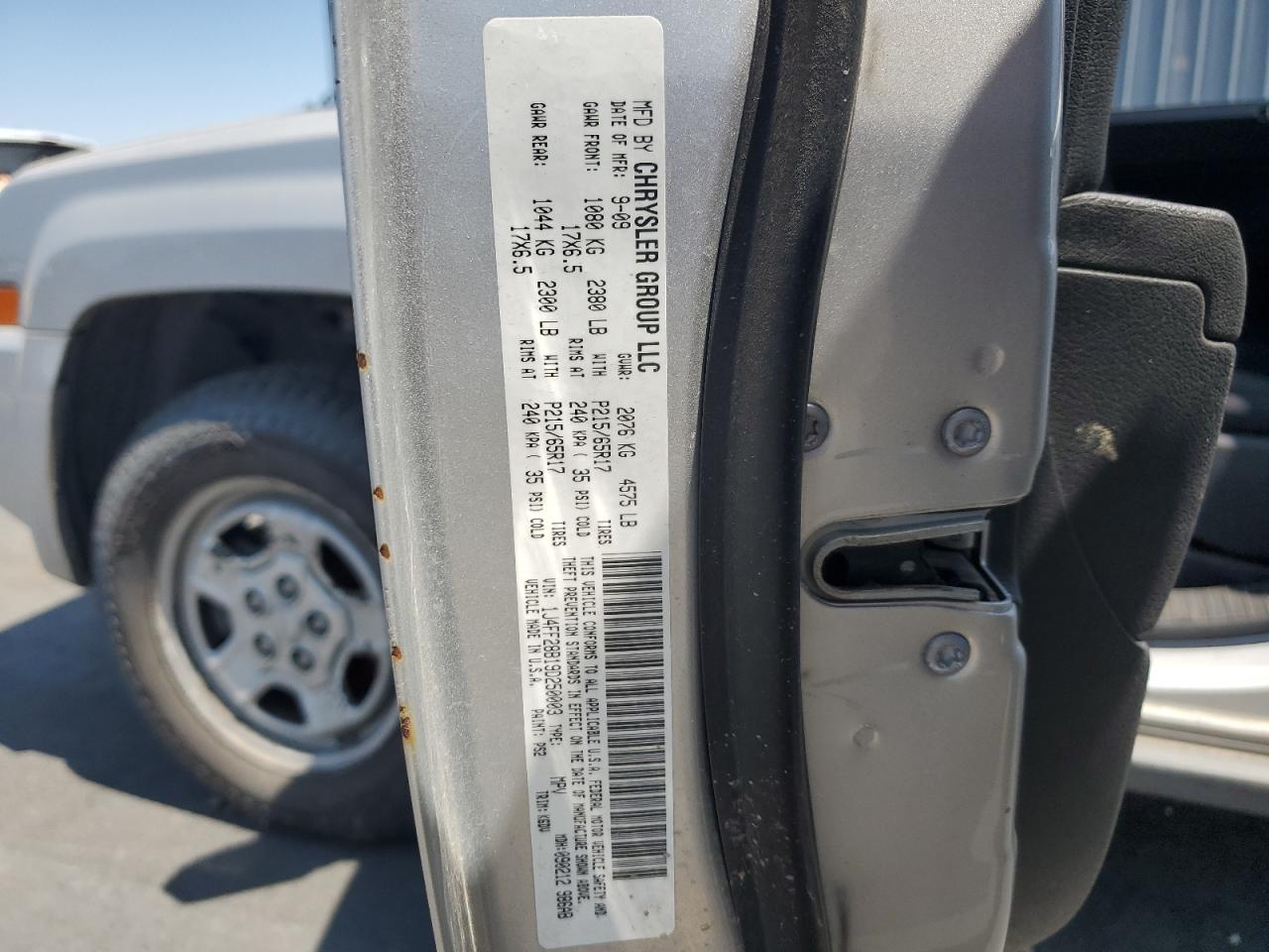 JEEP PATRIOT 2009 VIN 1J4FF28B19D250003 фото 13