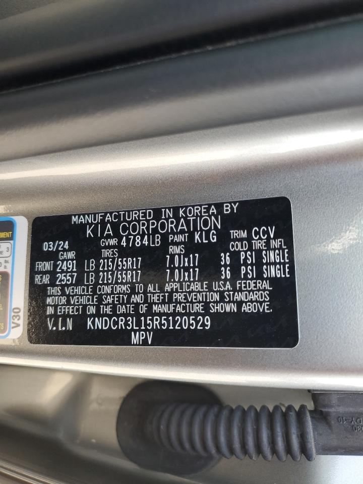 2024 Kia Niro Wind VIN: KNDCR3L15R5120529 Lot: 62449855