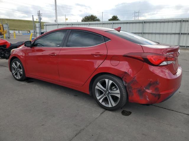  HYUNDAI ELANTRA 2014 Czerwony