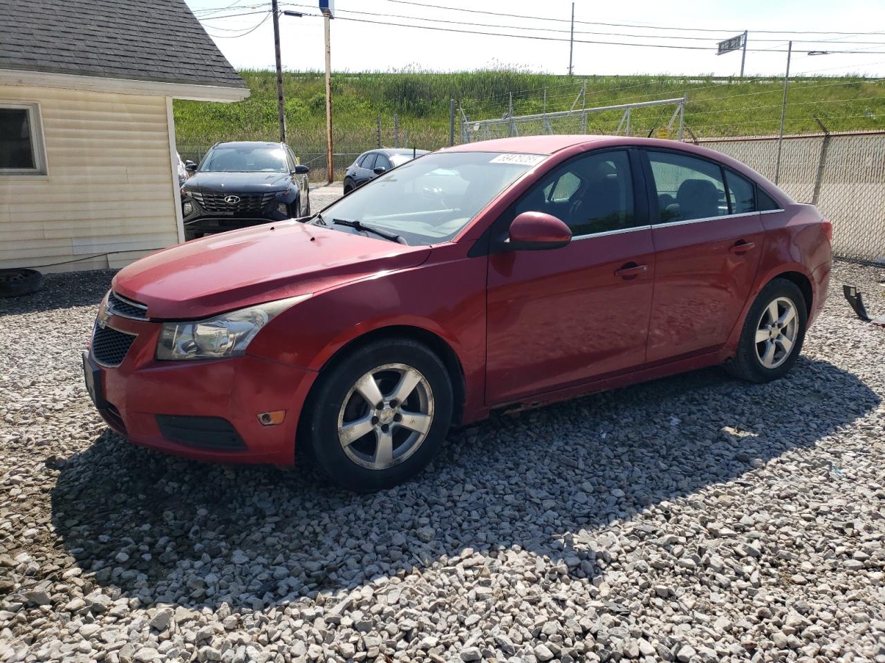 2011 Chevrolet Cruze Lt იყიდება Northfield-ში, OH - Rear End