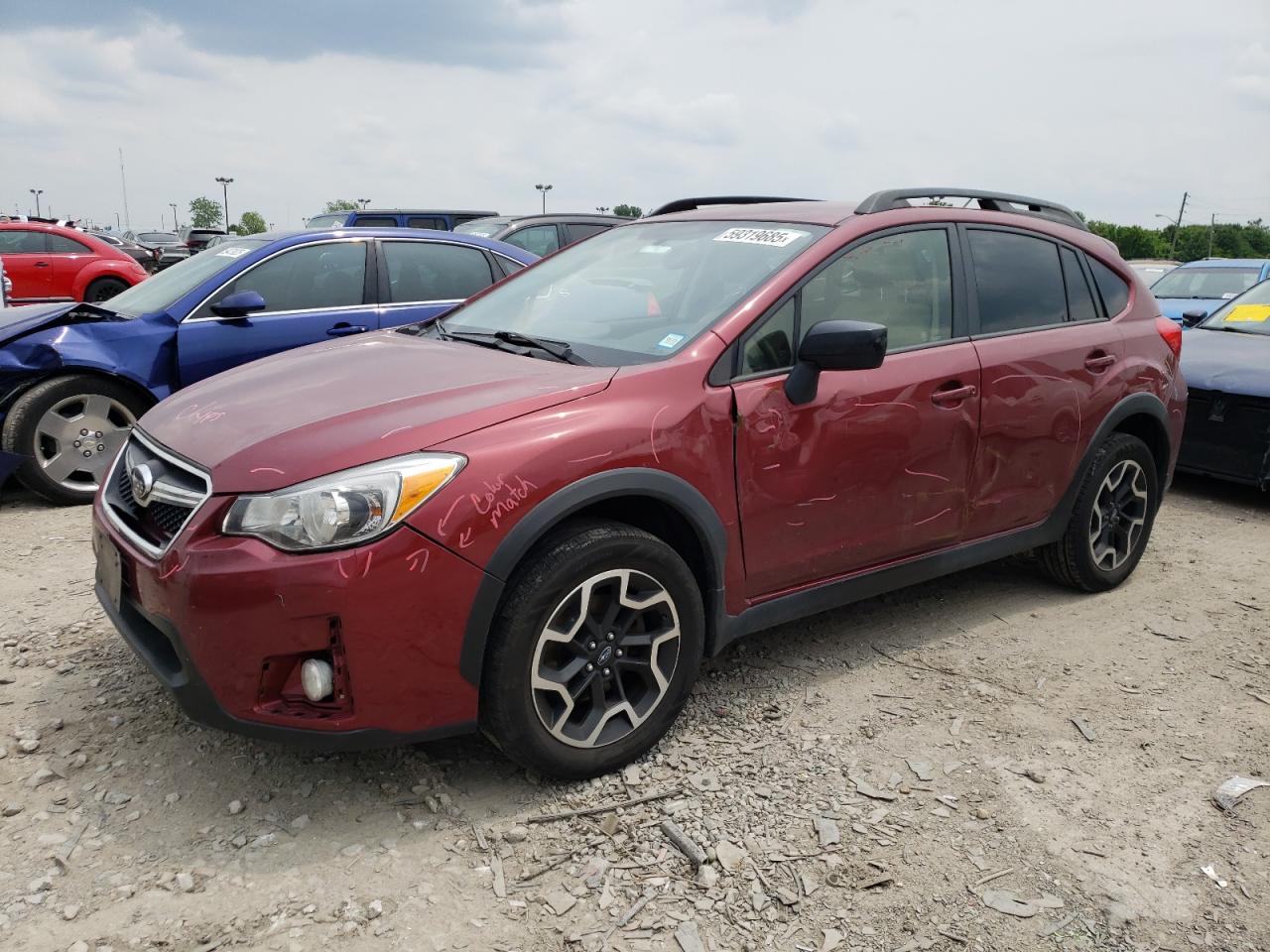 2016 Subaru Crosstrek Premium للبيع في Indianapolis، IN - Rear End