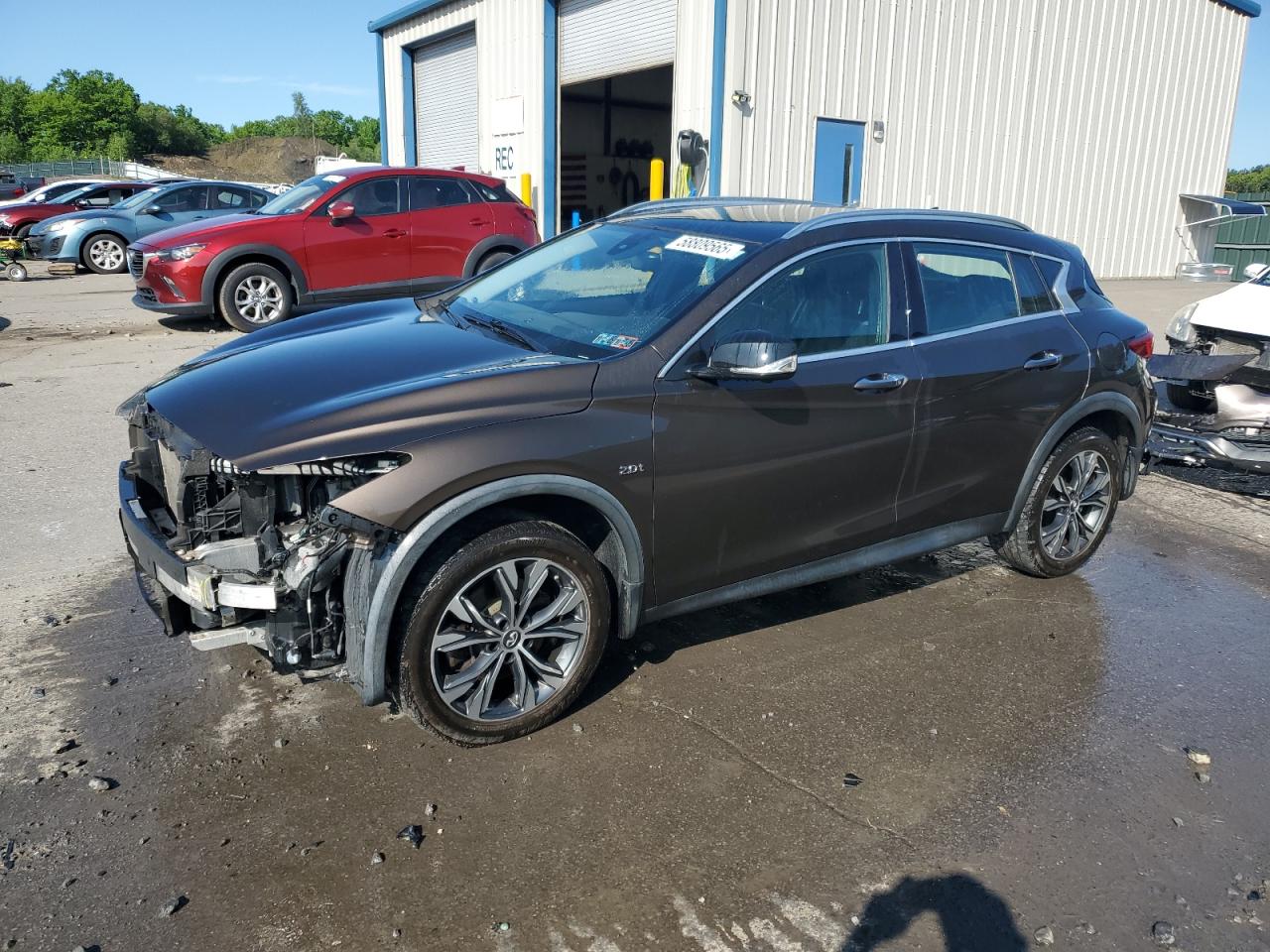 2019 Infiniti Qx30 Luxe للبيع في Duryea، PA - Front End