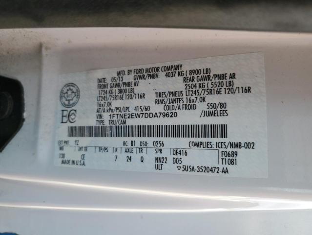 2013 FORD ECONOLINE E250 VAN  