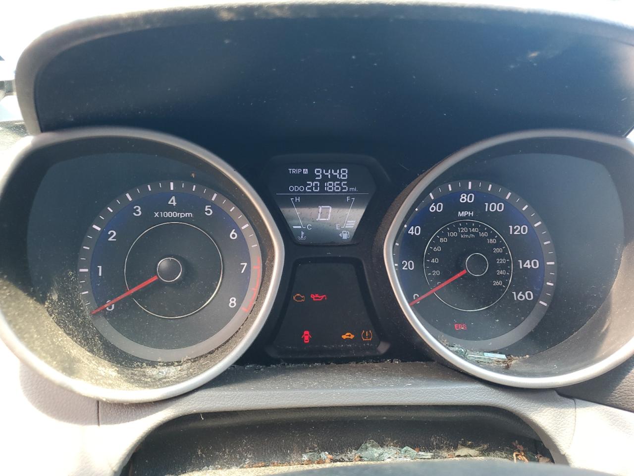 2012 Hyundai Elantra Gls VIN: KMHDH4AE7CU368972 Lot: 58635445