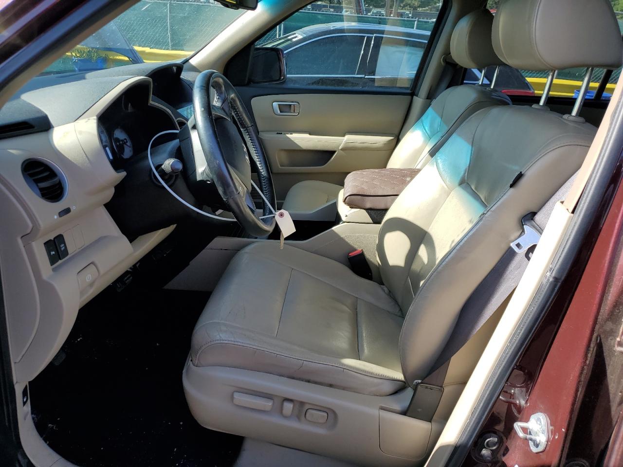 2011 Honda Pilot Touring VIN: 5FNYF4H90BB039560 Lot: 60565195