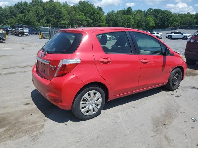 Hatchbacks TOYOTA YARIS 2013 Czerwony