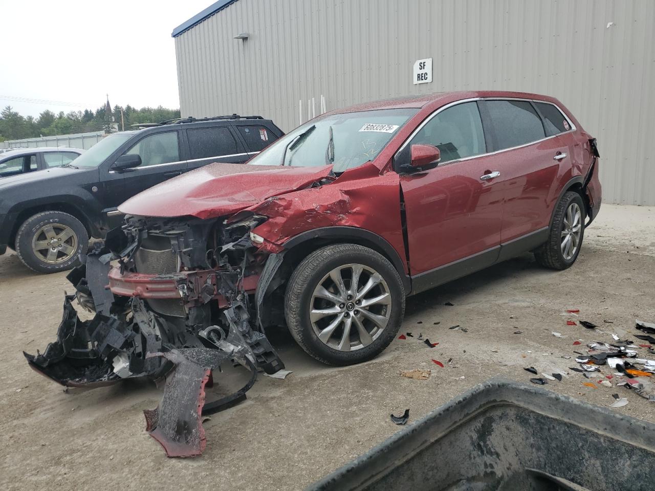 2014 Mazda Cx-9 Grand Touring na sprzedaż w Franklin, WI - Front End