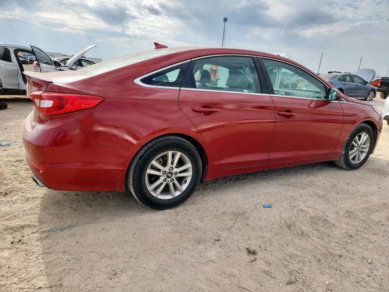  HYUNDAI SONATA 2017 Красный